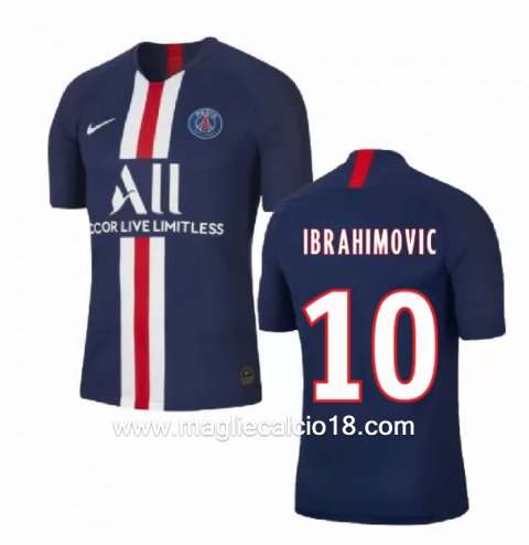 Prima divisa maglia paris saint germain IBRAHIMOVIC 2019-2020