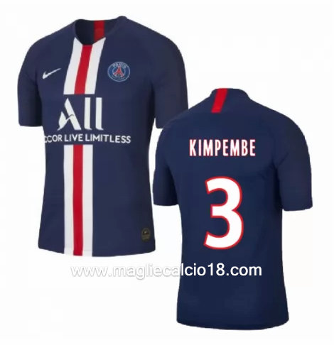 Prima divisa maglia paris saint germain KIMPEMBE 2019-2020