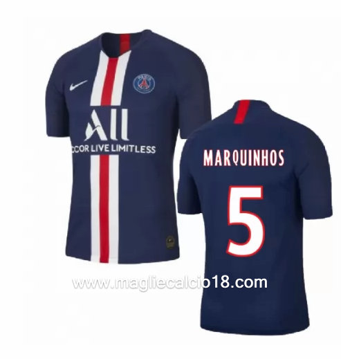 Prima divisa maglia paris saint germain MARQUINHOS 2019-2020