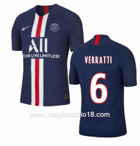 Prima divisa maglia paris saint germain VERRATTI 2019-2020
