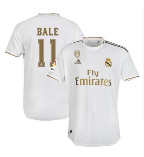 Prima divisa maglia real madrid gareth bale 2019-2020