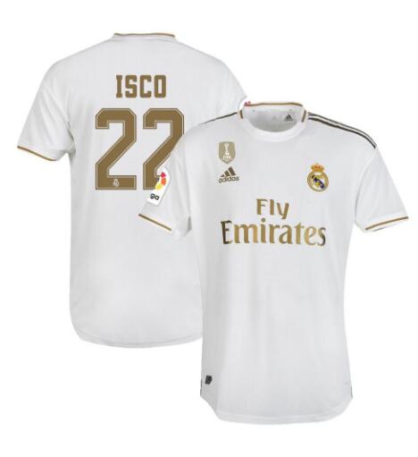 Prima divisa maglia real madrid isco 2019-2020
