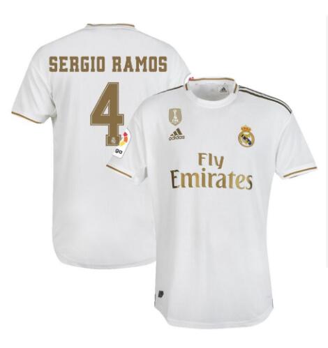 Prima divisa maglia real madrid sergio ramos 2019-2020