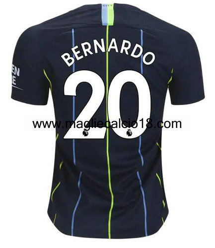 seconda divisa maglia Bernardo manchester city 2018-2019