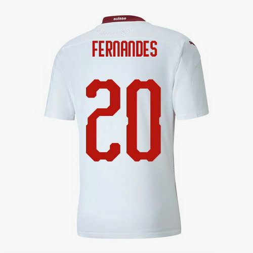 seconda divisa maglia Svizzera fernandes 2020-2021