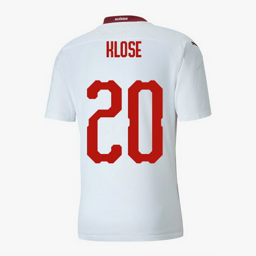 seconda divisa maglia Svizzera klose 2020-2021