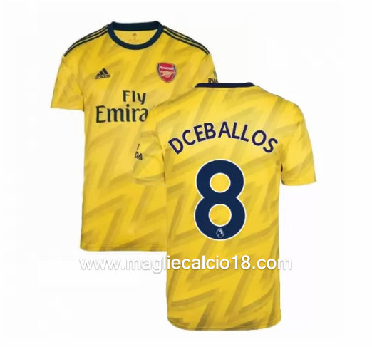 Seconda divisa maglia arsenal D Ceballos 2019-2020