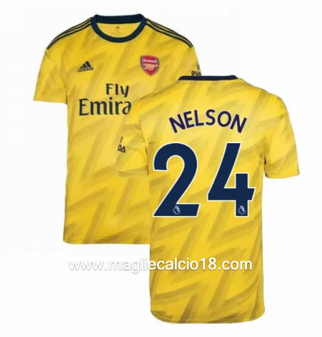 Seconda divisa maglia arsenal Nelson 2019-2020