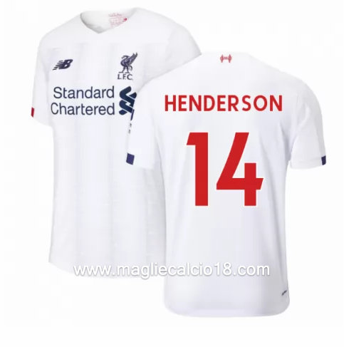 Seconda divisa maglia liverpool Henderson 2019-2020