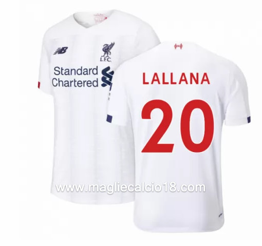 Seconda divisa maglia liverpool Lallana 2019-2020