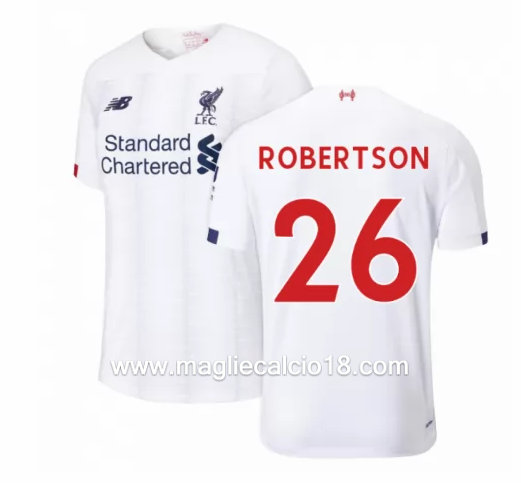 Seconda divisa maglia liverpool Robertson 2019-2020