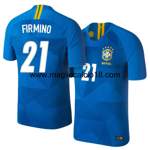 seconda divisa maglia nazionale brasile Firmino 2018/2019