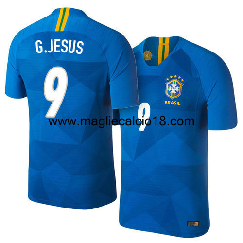 seconda divisa maglia nazionale brasile G.Jesus 2018/2019