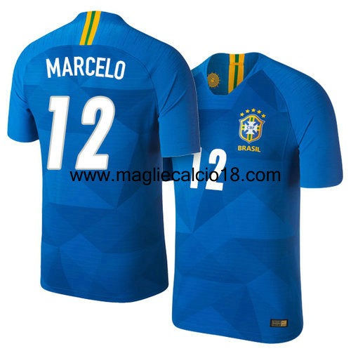 seconda divisa maglia nazionale brasile Marcelo 2018/2019