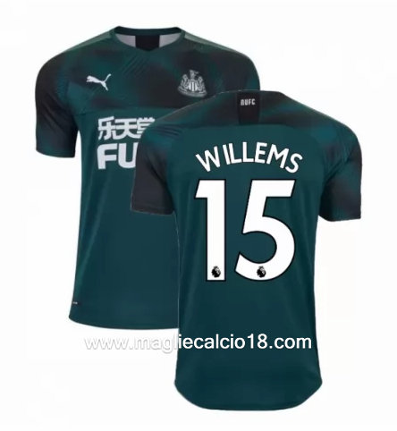 Seconda divisa maglia newcastle united Willems 2019-2020