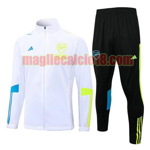 set sportivo da calcio arsenal 2023-2024 bianco 231016
