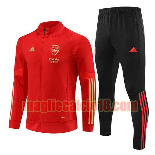 set sportivo da calcio arsenal 2023-2024 rosso 231013