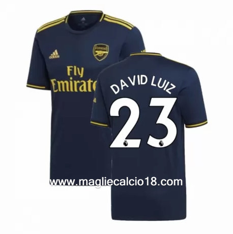 Terza divisa maglia arsenal David Luiz 2019-2020