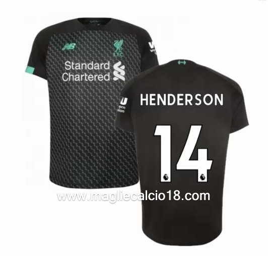 Terza divisa maglia liverpool Henderson 2019-2020