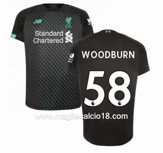 Terza divisa maglia liverpool Woodburn 2019-2020