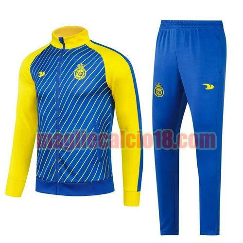 training maglie al-nassr fc 2023-2024 blu bambino