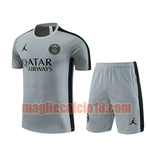 training maglie calcio paris saint germain 2023-24 grigio