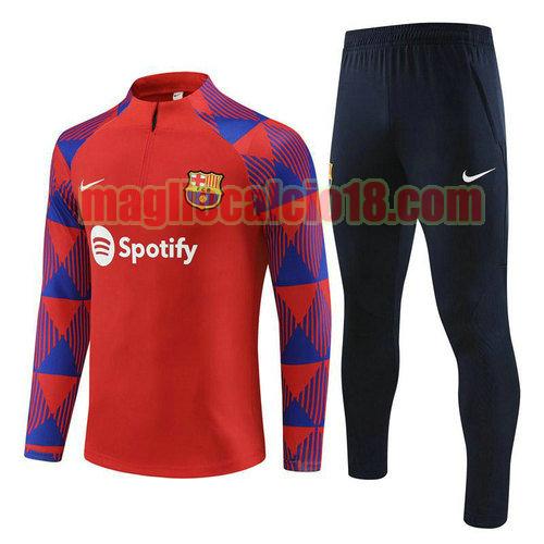 tuta da calcio barcellona 2023-2024 rosso z17
