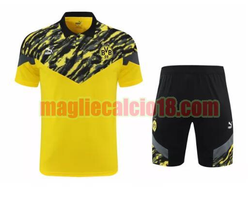 tuta polo borussia dortmund 2021-2022 giallo
