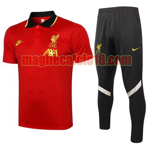 tuta polo liverpool 2021-2022 rosso