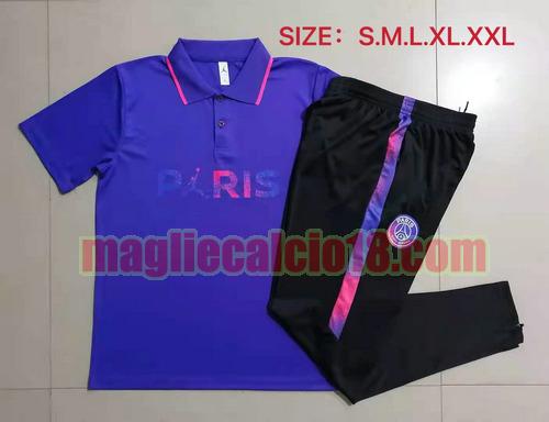 tuta polo paris saint germain 2021-2022 viola