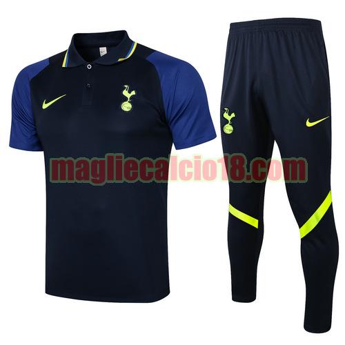 tuta polo tottenham hotspur 2021-2022 blu reale