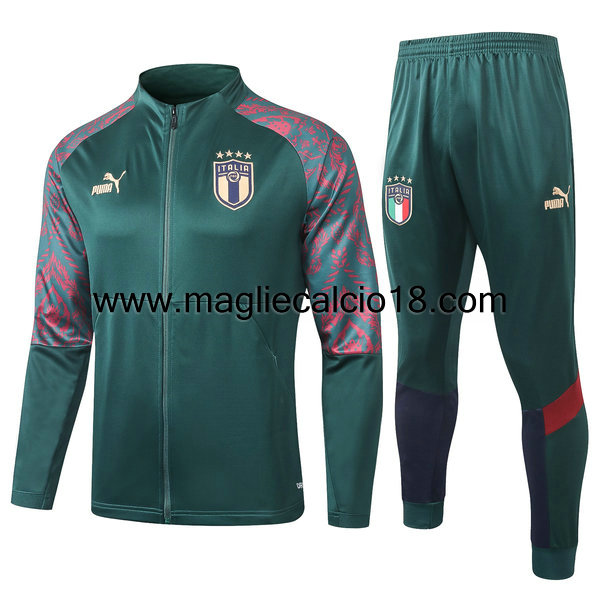 tuta sportiva Italia 2020-2021 uomo verde