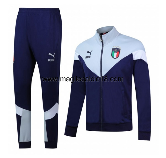 tuta sportiva Italia 2020 uomo bianco