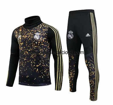 tuta sportiva Real Madrid 2020 uomo oro nero