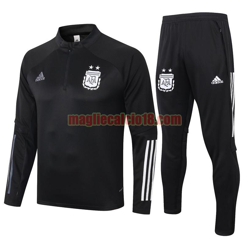 tuta sportiva argentine 2020-2021 nero