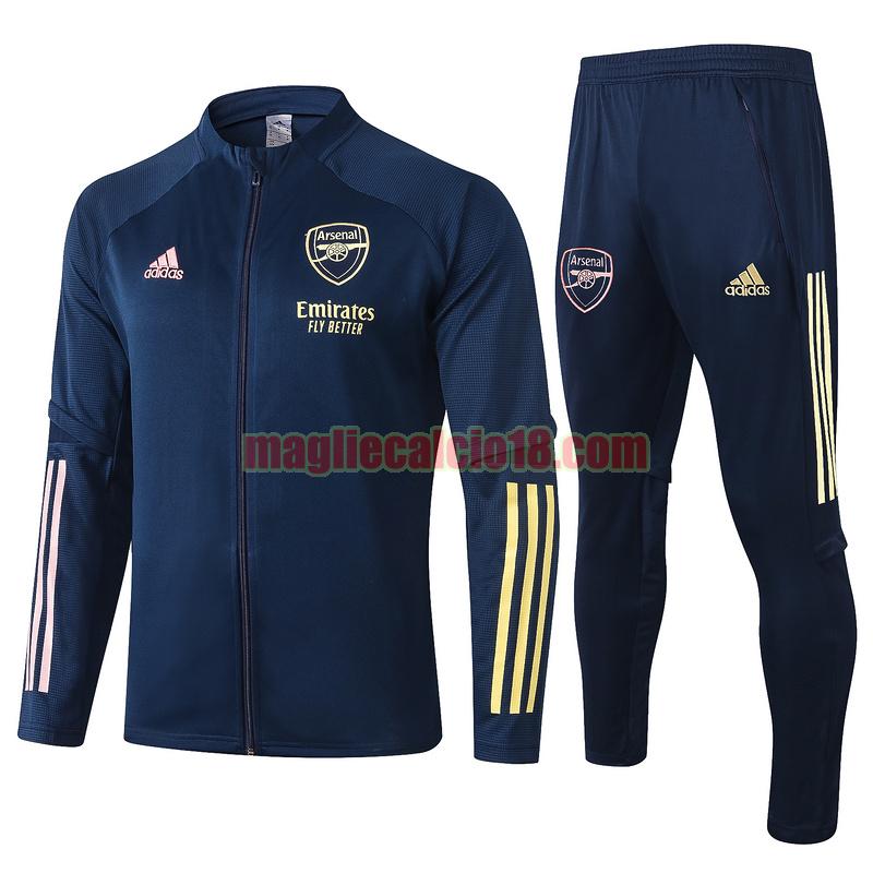 tuta sportiva arsenal 2020-2021 blu reale vendita