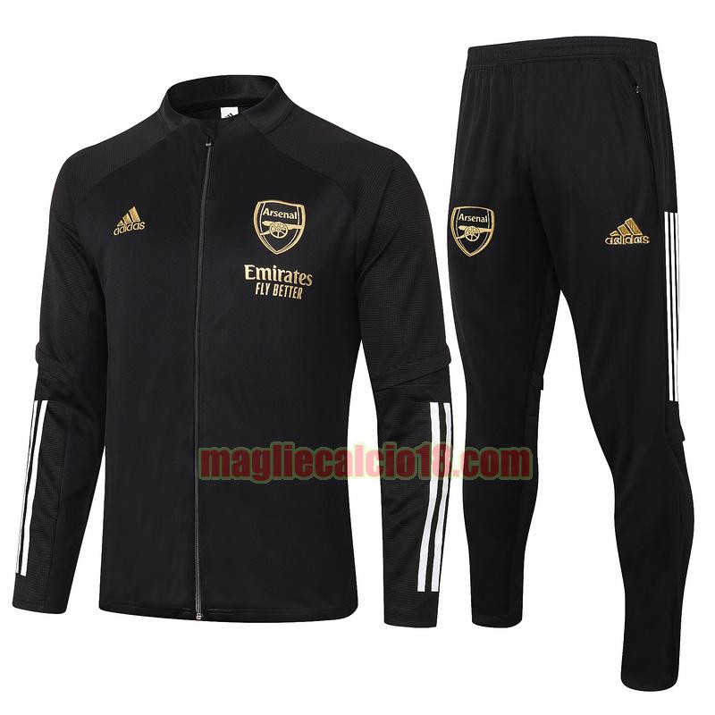 tuta sportiva arsenal 2020-2021 nero vendita