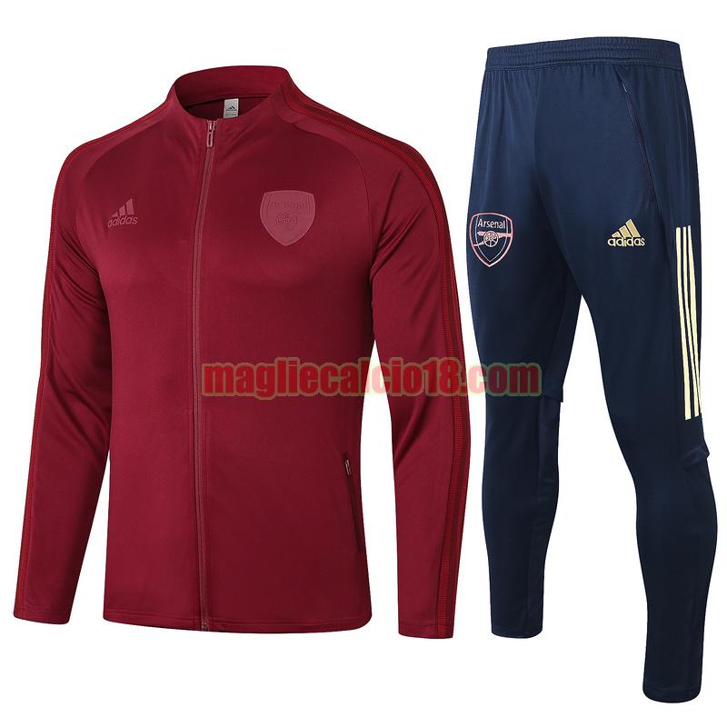 tuta sportiva arsenal 2020-2021 rosso vendita