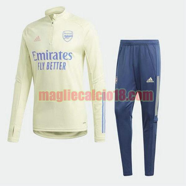 tuta sportiva arsenal 2020-21 blu completo