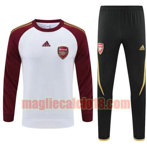tuta sportiva arsenal 2022-2023 bianco