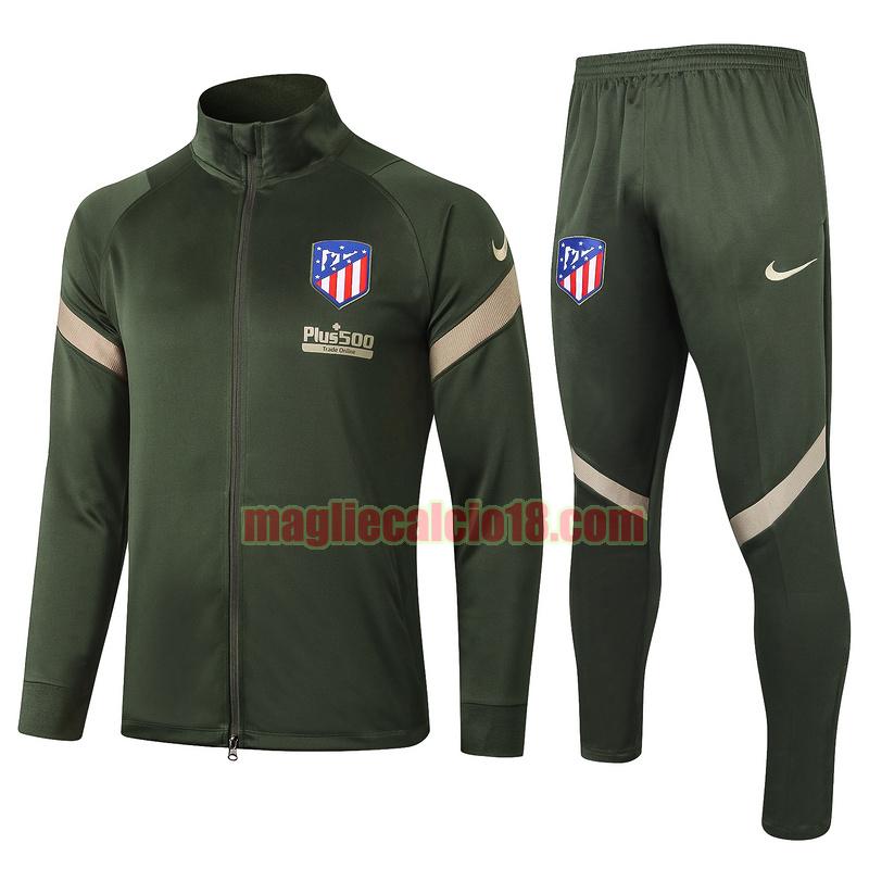tuta sportiva atletico madrid 2020-2021 verde vendita
