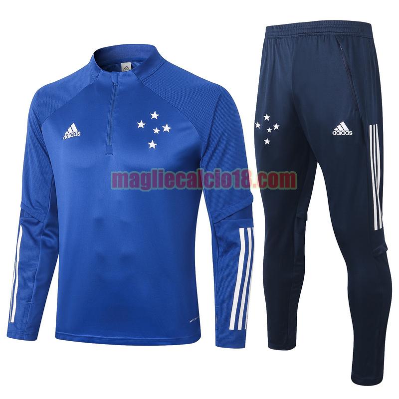 tuta sportiva cruzeiro 2020-2021 blu