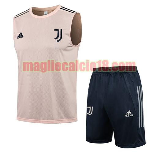 tuta sportiva gilet juventus 2021-2022 rosa