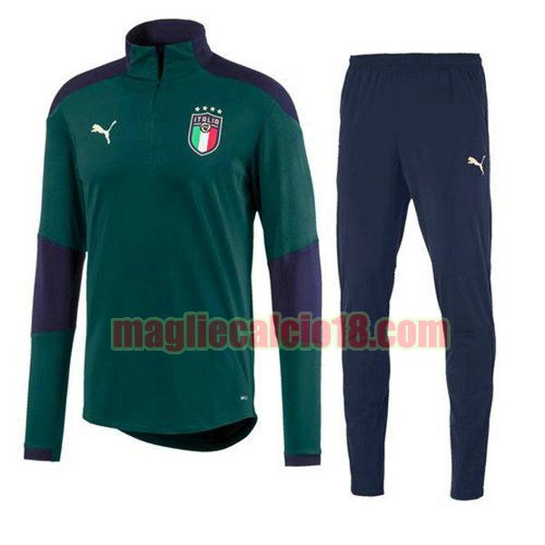 tuta sportiva italia 2020-2021 nero completo