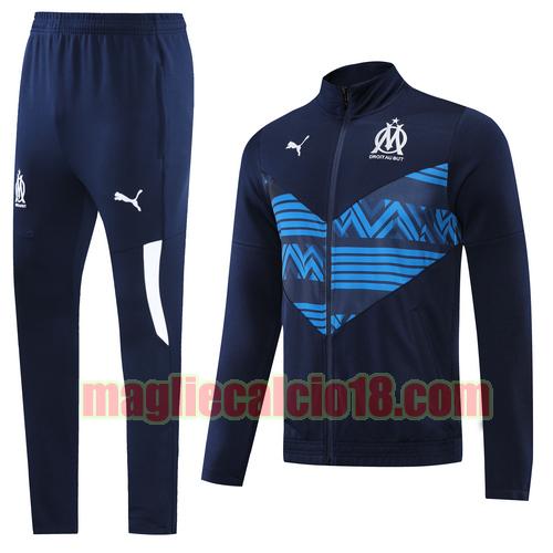 tuta sportiva olympique marsiglia 2022-2023 blu