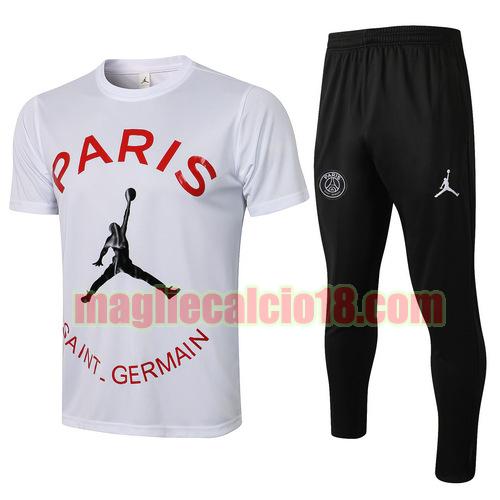 tuta sportiva paris saint germain 2021-2022 bianca jordan manica cort
