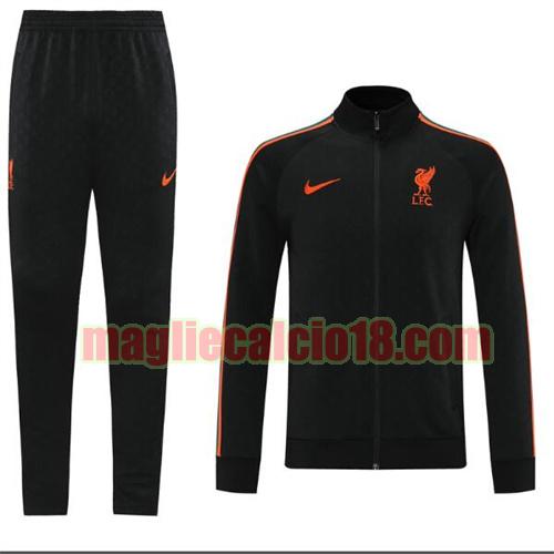 tuta sportiva scollo alto liverpool 2021-22 colore blu