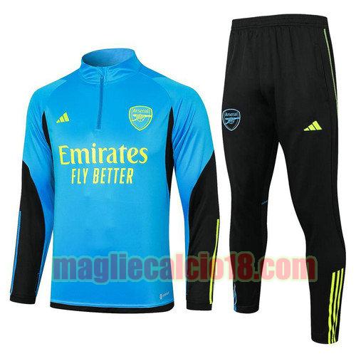 tute calcio arsenal 2024 blu nero