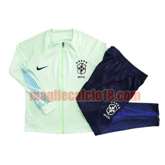 tute calcio brasile 2023-2024 bambino verde20231079 a poco prezzo