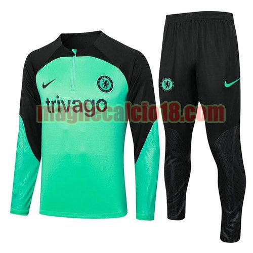 tute calcio chelsea 2024 verde black